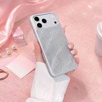 Étui de téléphone en cuir PU de luxe antichoc pour iPhone