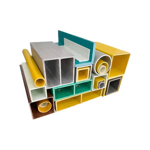 Profils en fibre de verre pultrudés Shengrui : tubes carrés, tubes ronds, aciers profilés, poutres en I, aciers angulaires, sur mesure pour la construction - Product Image 1