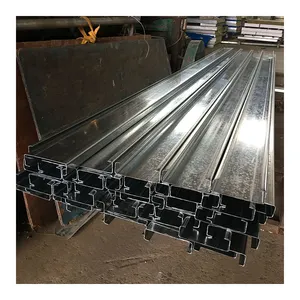 Galvanized Steel C Type Channel C Sections Structural Purlin Buildings Perforated C Channel