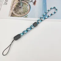 Lanière courte réglable personnalisée pour étui de téléphone portable avec dragonne pour bouteille d'eau d'appareil photo