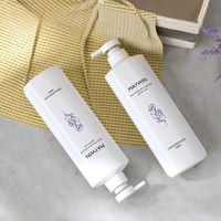 Contenants d'emballage cosmétique 500 ml, flacon cylindrique en plastique transparent blanc vide pour shampoing et lotion