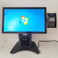 Kiosque de paiement en libre-service à écran tactile capacitif 10 points horizontal/vertical de 15,6/21,5 pouces avec boîtier métallique et SDK intégré