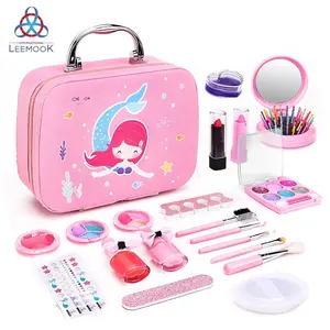 Leemook Hot Selling Kids Cosmetic Make Up Toys Play House Pretend Play Girls Makeup Toys