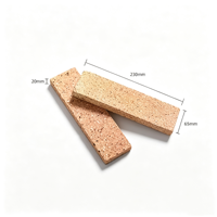 Briques en béton solide fritté de style rétro 230x65x20mm pour la décoration murale intérieure/extérieure, usage architectural, centres commerciaux, espaces publics