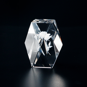 WDY 0460 <span class=keywords><strong>Cubo</strong></span> de Cristal Transparente K9 de Fábrica en Varios Tamaños para Grabado Láser 3D, Decoración del Hogar, Regalos, Recuerdos WDY 0460 - Product Image 3
