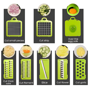 Home Kitchen <b>Vegetable</b> <b>Cutter</b> Mandoline <b>Slicer</b> ABS Material Non Slip Base for Healthy Cooking - Product Image 3