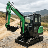 Excavator Mini GMINT 3 Ton, Mesin Penggali Mini, Excavator Mini Beroda Karet