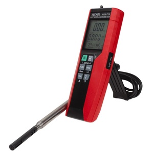 Anémomètre numérique portatif TECPEL AVM-716 à fil chaud, haute précision, mesure de température, affichage multi-unités, ABS – Meilleures ventes - Product Image 2