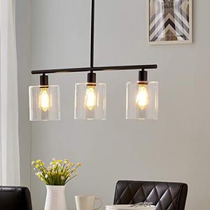 Moderner Zylinder Transparenter Klarglas-Lampen schirm für Stehlampen Kronleuchter Pendel leuchte Ersatz lampen schirm - Product Image 4