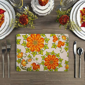 Ensemble complet de grande taille en bois tendre anti-brûlure Style nordique occidental <span class=keywords><strong>Tapis</strong></span> d'isolation <span class=keywords><strong>thermique</strong></span> léger Support de <span class=keywords><strong>tapis</strong></span> de table en <span class=keywords><strong>liège</strong></span> de luxe - Product Image 6