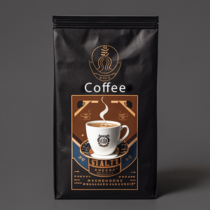 Pochette sur support en papier d'aluminium imprimée avec logo personnalisé, fermeture à glissière refermable pour emballage de sel de bain café nourriture et sushi sac en mylar - Product Image 2