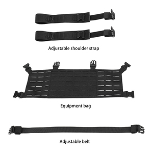 Nylon Outdoor Tactical <b>Waist</b> <b>Chain</b> Multifunctional High Expansion Load-bearing <b>Chain</b> Compatible with MOLLE Tactical Chest Rig - Product Image 5