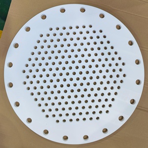 <span class=keywords><strong>Feuille</strong></span> <span class=keywords><strong>perforée</strong></span> en PTFE à faible friction personnalisable avec des trous uniformes, plaque filtrante en PTFE fabriquée sur mesure - Product Image 4