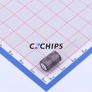 HY2G4R7M080120CD288ตัวเก็บประจุอลูมิเนียมอิเล็กโทรไลติกผ่านรู D8xL12mm 4.7uF 20% 400V 120mA-100kHz - Product Image 2