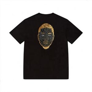 Custom Unisex Wholesale Blend Cotton Tee <b>Shirts</b> <b>Sequin</b> Tshirts Oversized Tee Tshirts - Product Image 1