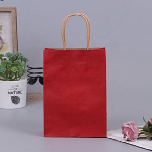 Sac en papier de Noël avec poignée imprimée - Product Image 6