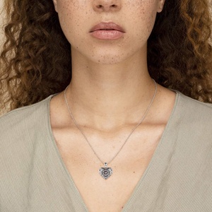 Isunni S925 esterlina de plata de la piedra eres <span class=keywords><strong>mi</strong></span> sol flor colgante de Memorial recuerdo cremación urna collar - Product Image 5