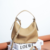 Sacs à bandoulière personnalisés de haute qualité à motif litchi pour femmes, sacs à main en cuir véritable vintage de grande taille