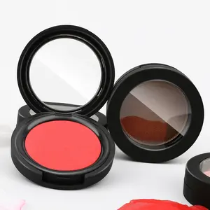 Marque privée Couleur riche ultra-mélangeable avec texture veloutée Ombre à paupières simple Noir Rouge Jaune