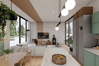 Maison d'été Jardin Préfabriqué Bungalow Maisons Bâtiments de jardin Extérieur Jardin Chambres et Cabane Maison Portable Petite Maison Préfabriquée