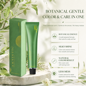 Crema Colorante per <span class=keywords><strong>Capelli</strong></span> di Qualità Premium con Estratti Vegetali Naturali, Henna per Coprire i <span class=keywords><strong>Capelli</strong></span> Grigi, Senza Bisogno di Decolorazione, per Uso Domestico - Product Image 1
