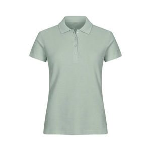 Polo Minimalista para Mujer, Líneas Limpias, Sin Logotipo, Textura Suave de Piqué y Silueta Atemporal para un Estilo Diario sin Esfuerzo - Product Image 1