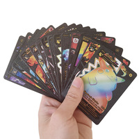 Nouvelles Cartes Pokémon Métal Or Argent Rares Pokémon Dracaufeu Cartes Anglais/Espagnol/Allemand/Français/Italien/Coréen Boîte de Cartes 10 55 110