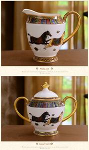Promotion : Ensemble de 15 tasses à café et à thé en porcelaine, style nordique, motif chevaux de guerre royaux, pour la décoration de la maison - Product Image 5