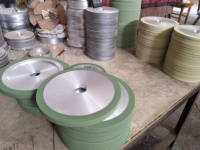 Meule diamantée parallèle droite 1A1 en céramique vitrifiée pour débavurage d'aluminium, affûtage d'outils en carbure, abrasif extra fin