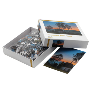 Puzzles de haute qualité personnalisés pour adultes, jeu de puzzle en papier de 1000 à 1500 pièces - Product Image 1