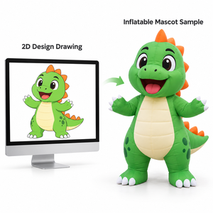 <span class=keywords><strong>Costume</strong></span> <span class=keywords><strong>de</strong></span> mascotte <span class=keywords><strong>de</strong></span> <span class=keywords><strong>dinosaure</strong></span> <span class=keywords><strong>gonflable</strong></span> personnalisé OEM ODM, <span class=keywords><strong>costume</strong></span> <span class=keywords><strong>de</strong></span> personnage <span class=keywords><strong>de</strong></span> dessin animé vert pour la promotion d'événements - Product Image 1