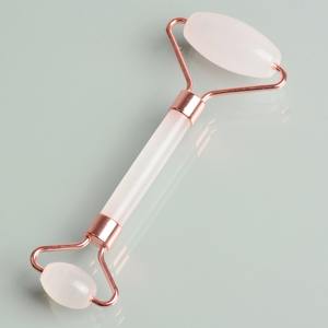 Révolution Skincare <span class=keywords><strong>Sculpteur</strong></span> de rouleau de jade <span class=keywords><strong>blanc</strong></span> naturel pour le visage Outil efficace Vieillissement des rides Poches Outil Guasha pour le visage - Product Image 5