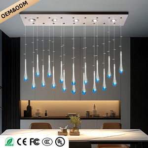 Lámpara de Araña de Lujo para Comedor, Lámpara Colgante para Vestíbulo de Villa Dúplex, Lámpara Colgante de Techo de Vidrio Nórdica para Isla de Cocina, Sobre la Mesa - Product Image 3