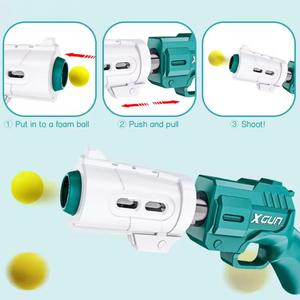 Súng đồ chơi mô phỏng bằng nhựa, súng hơi an toàn, bắn đạn mềm, bi xốp, đồ chơi súng cho trẻ em, trò chơi bắn súng - Product Image 5