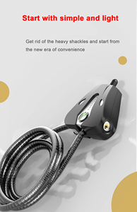 Serrure de caméra de fil de <span class=keywords><strong>chasse</strong></span> camo réglable <span class=keywords><strong>antivol</strong></span> polyvalent extérieur anneau de bande de verrouillage en acier allié de sécurité multifonction - Product Image 5