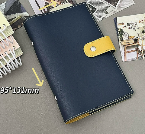 Purplish blue hit orange.