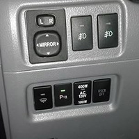 Barre lumineuse LED personnalisée WH, projecteurs, bouton bleu, interrupteur pour Toyota 32*21mm