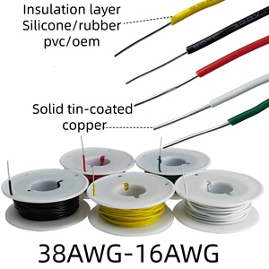 Oem cách điện điện dây cáp PVC/Silicone/đồng lõi rắn tùy chỉnh cho trang trí nội thất thiết bị di động xây dựng/sưởi ấm - Product Image 2