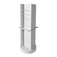 Étagère à chaussures personnalisée en métal avec rotation de 360 degrés Étagère de présentation à mur plat pour chaussures