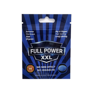 Geringe Mindestbestellmenge Maßgefertigte Reißverschlussbeutel für Pillen Flache Beutel Medizinische Qualität Dreiseitig Heißversiegelt <span class=keywords><strong>Sex</strong></span>-Pulver Vitamin-Tabletten Kleine Plastiktüten - Product Image 1
