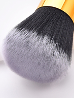 Pinceau de maquillage personnalisé à marque privée, pinceau Kabuki à tête plate pour fond de teint, pinceaux cosmétiques pour outils de beauté