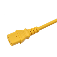 Personnalisation de l'usine IEC 250V C13 C14 câble d'alimentation de cordon de haute qualité certifié CE avec serrure pour l'utilisation de l'équipement électrique