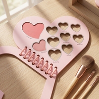 Boîte cadeau rigide de luxe sur mesure pour palette de fards à paupières, emballage pour produits de maquillage