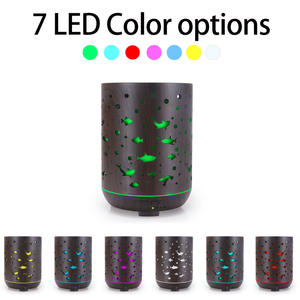 Wood Grain <b>Humidifier</b> 300ml Ultrasonic Essential Oil Diffuser Home Aromatherapy Mini Air Purifier USB Powered - Product Image 5