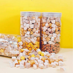 Toptan fabrika Pet dondurularak kurutulmuş sığır aperatifler dondurularak kurutulmuş kedi köpek kovalar karışık et aperatifler 10 çeşit davranır - Product Image 1