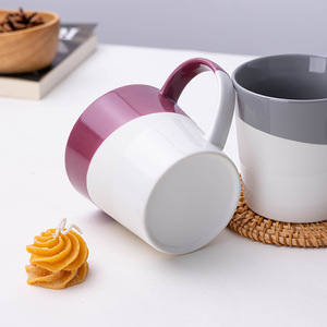 แก้วเซรามิคไล่สีเทา-ม่วง สำหรับกาแฟ ชา หรือเป็นของขวัญ - Product Image 1