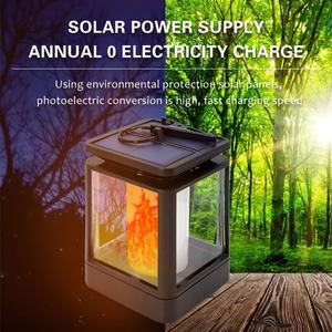 Lámpara Solar LED para Jardín, Resistente al Agua, con Diseño de Llama Parpadeante, para Colgar en Exteriores - Product Image 5