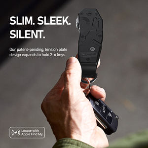 Organizador de Llaves Compacto de Aluminio Metálico <span class=keywords><strong>Cyberpunk</strong></span> 2026, Llavero para Apple Findmy, Regalo de Navidad - Product Image 4