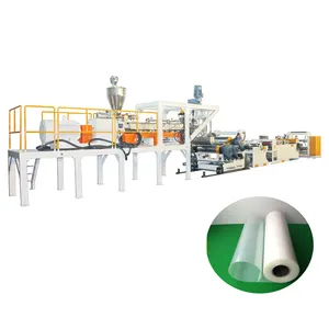 유연한 PP 시트 만들기 기계 투명 투명 PP 시트 롤 생산 라인 HDPE 시트 압출 라인