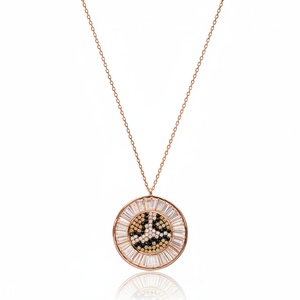 Colgante de piedra de Baguette brillante, diseño de leopardo, turco, plata 925 hecha a mano, joyería elegante y de moda - Product Image 2
